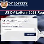 dv lottery 2023 registration